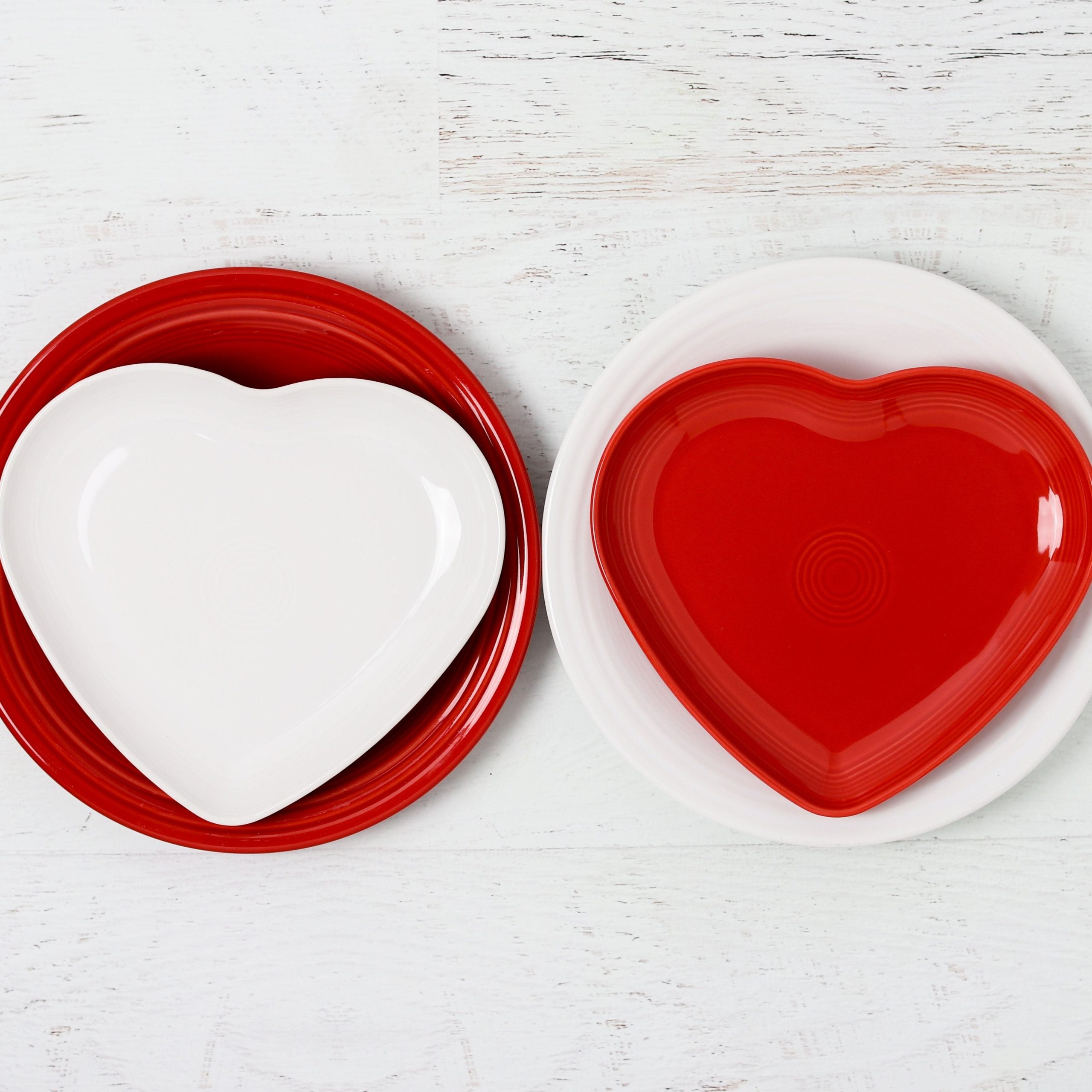 Fiesta Colorful Dinnerware - Retired Fiesta 9 Inch Heart Shaped Plate - Image 6