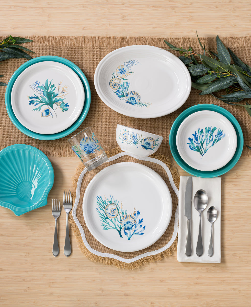 Fiesta Colorful Dinnerware - New Retired Coastal Shores 11 5/8 Inch Medium Oval Serving Platter - Image 2