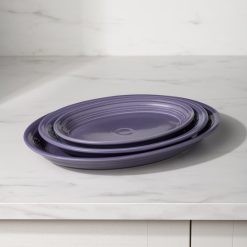 Alternative view of Fiesta Colorful Dinnerware - Lavender 13 5/8 Inch Large Oval Serving Platter