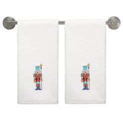 Fiesta Colorful Dinnerware - Nutcracker The Guardian Embroidered Hand Towel Set of 2