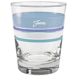 Alternative view of Fiesta Colorful Dinnerware - Coastal Blues 15 oz. Edgeline Tapered Double Old Fashion, Set of 4
