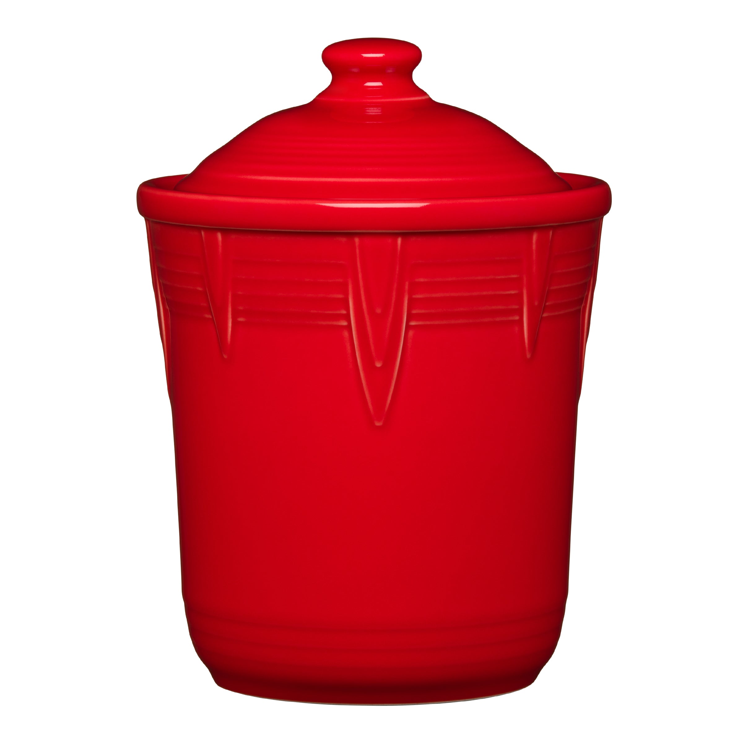 Fiesta Colorful Dinnerware - New Retired Fiesta 1 Quart Small Chevron Canister - Image 3