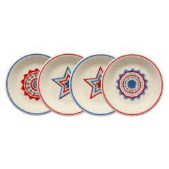 Alternative view of Fiesta Colorful Dinnerware - Americana Set of 4 Classic Rim 7 1/4 Inch Salad Plates