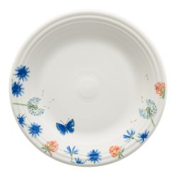 Fiesta Colorful Dinnerware - Breezy Floral Classic Rim 10 1/2 Inch Dinner Plate