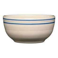 Alternative view of Fiesta Colorful Dinnerware - Americana Lapis Bands Set of 4 Bistro Coupe 5 1/2 Inch Cereal Bowl 22 oz