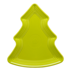 Alternative view of Fiesta Colorful Dinnerware - Retired Fiesta Tree Shaped Plate 10 1/8 Inch
