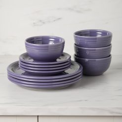 Alternative view of Fiesta Colorful Dinnerware - Lavender Bistro Coupe 12-Piece Dinnerware Set, Service for 4