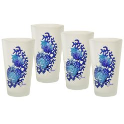 Fiesta Colorful Dinnerware - Retired 16 oz. Fiesta® Coastal Frosted Cooler, Set of 4