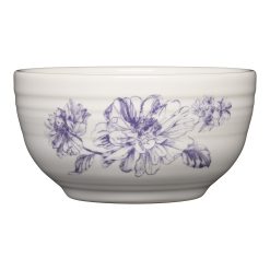 Fiesta Colorful Dinnerware - Botanical Floral Lavender Bistro Coupe 5 1/2 Inch Cereal Bowl 22 OZ