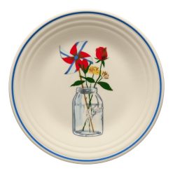 Fiesta Colorful Dinnerware - Americana Mason Jar Classic Rim 9 Inch Luncheon Plate