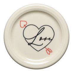 Fiesta Colorful Dinnerware - Valentine 4 3/8 Inch Coaster and Mug Cover