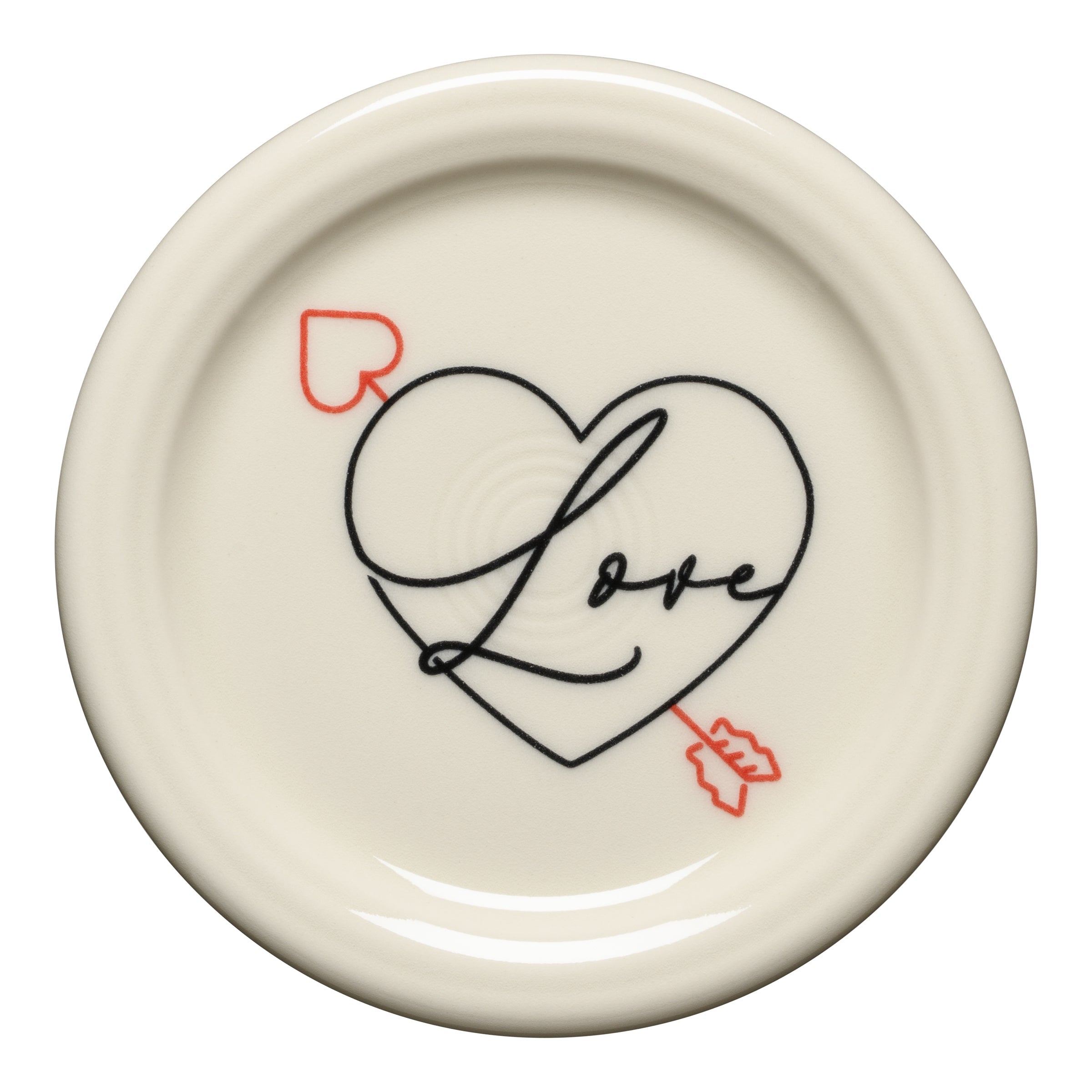 Fiesta Colorful Dinnerware - Valentine 4 3/8 Inch Coaster and Mug Cover