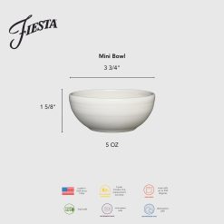 Alternative view of Fiesta Colorful Dinnerware - 3 3/4 Inch Mini Bowl 5 OZ Foundry
