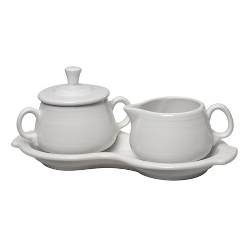 Fiesta Colorful Dinnerware - New Retired 4-Piece Sugar Bowl and Creamer Set with Tray - Image 5