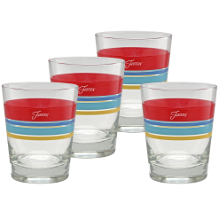 Fiesta Colorful Dinnerware - Vibrant 15 oz. Edgeline Tapered Double Old Fashion, Set of 4