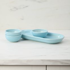 Alternative view of Fiesta Colorful Dinnerware - Fiesta 4-Piece Condiment Set Sky
