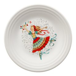 Fiesta Colorful Dinnerware - Nutcracker Ballerina Classic Rim 9 Inch Luncheon Plate
