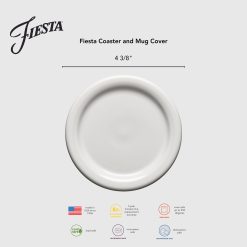 Alternative view of Fiesta Colorful Dinnerware - Lavender Fiesta 4 3/8 Inch Coaster and Mug Cover