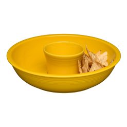 Fiesta Colorful Dinnerware - New Retired 2-Piece Chip and Dip Set 12 7/8 Inch