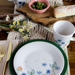 Alternative view of Fiesta Colorful Dinnerware - Breezy Floral Classic Rim 9 Inch Luncheon Plate