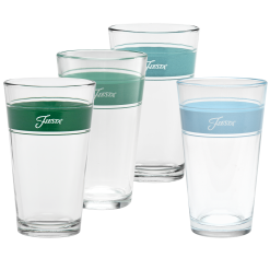 Fiesta Colorful Dinnerware - Aegean 16 oz. Frame Cooler Mixed Color - Set of 4
