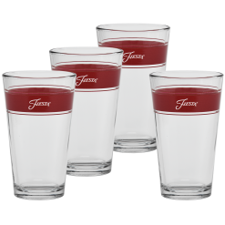 Fiesta Colorful Dinnerware - 16 oz. Fiesta® Frame Cooler Scarlet - Set of 4
