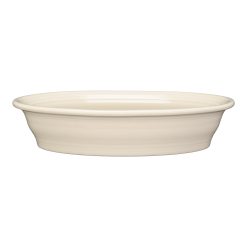 Fiesta Colorful Dinnerware - New Retired Linen Oval Baker 10 1/4 Inch 40 OZ