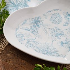 Alternative view of Fiesta Colorful Dinnerware - New Retired Fiesta Botanical Floral 9 Inch Heart Shaped Plate
