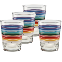 Fiesta Colorful Dinnerware - All Colors 2026 15 oz. Tapered Double Old Fashion - Set of 4