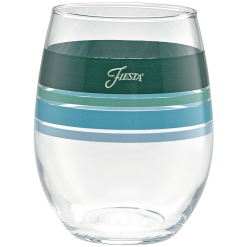 Alternative view of Fiesta Colorful Dinnerware - Mixed Aegean 15 oz. Edgeline Stemless Wine, Set of 4