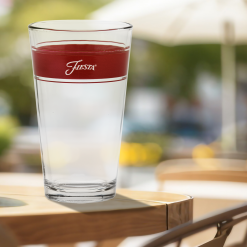 Alternative view of Fiesta Colorful Dinnerware - 16 oz. Fiesta® Frame Cooler Scarlet - Set of 4