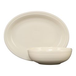 Alternative view of Fiesta Colorful Dinnerware - 2-Piece Serve Set 11 5/8 Inch Oval Platter & 38 OZ Bistro Bowl