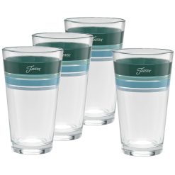 Fiesta Colorful Dinnerware - Mixed Aegean 16 oz. Edgeline Cooler Glass - Set of 4