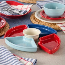 Alternative view of Fiesta Colorful Dinnerware - Americana 5-Piece Mixed Colors Entertaining Set 8 1/5 Inch
