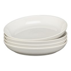 Fiesta Colorful Dinnerware - White Coupe 8 1/2 Inch Luncheon Bowl 26 OZ, Set of 4