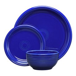 Fiesta Colorful Dinnerware - New Retired Bistro Coupe 3-Piece Place Setting, Service for 1