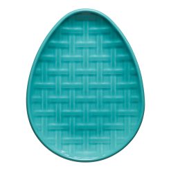Alternative view of Fiesta Colorful Dinnerware - New Retired Embossed Egg Shaped Plate 10 Inch