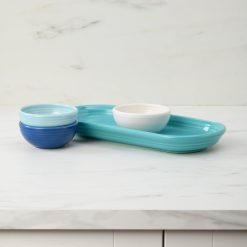 Alternative view of Fiesta Colorful Dinnerware - Coastal Blues Mixed Colors 4-Piece Condiment Set