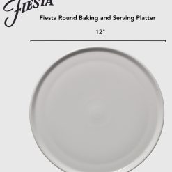 Alternative view of Fiesta Colorful Dinnerware - Foundry 12 Inch Round Baking and Serving Platter