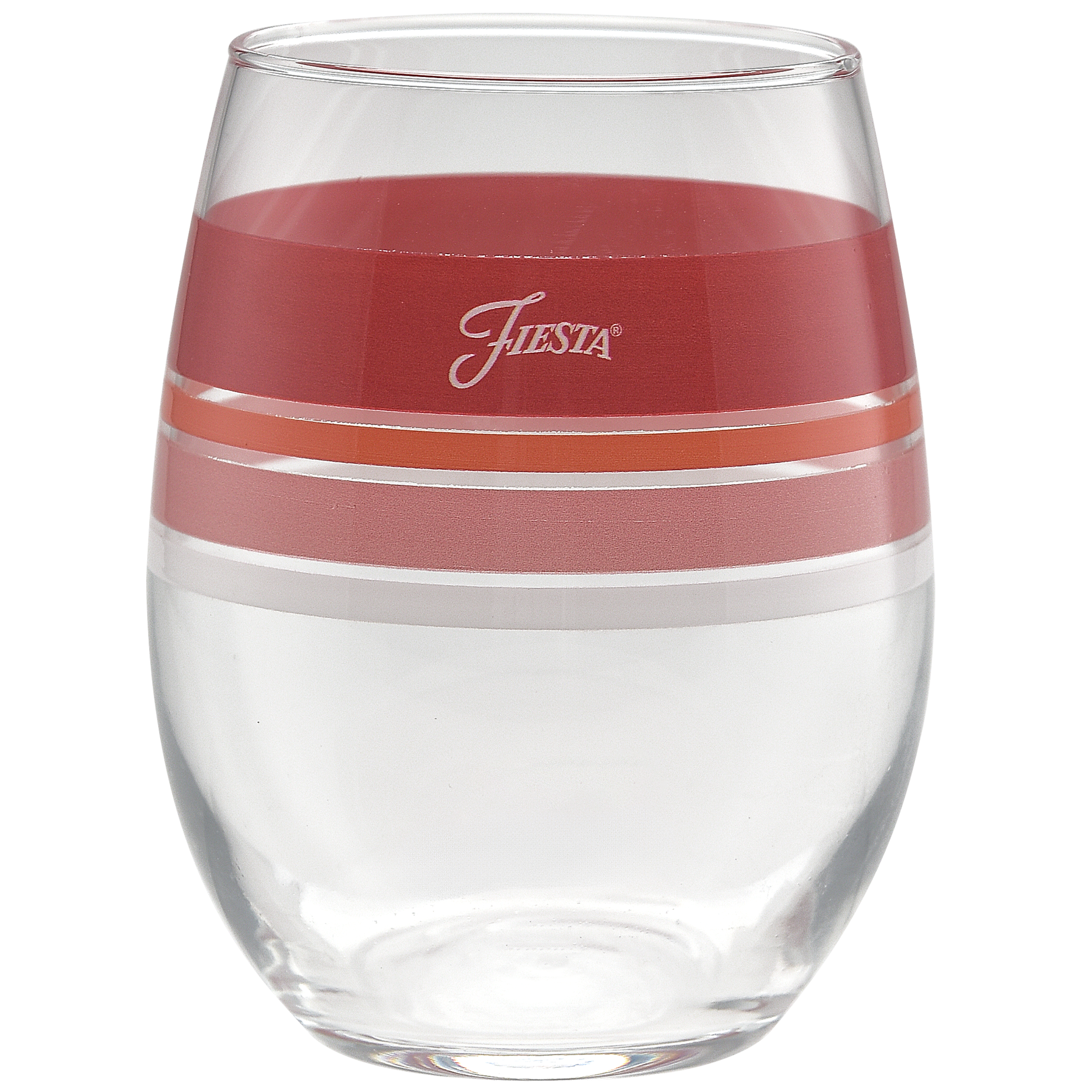 Fiesta Colorful Dinnerware - Sunset Horizon Edgeline Glass (Set of 4) - Image 2
