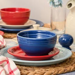 Alternative view of Fiesta Colorful Dinnerware - Mixed Americana Bistro Coupe 12-Piece Dinnerware Set, Service for 4