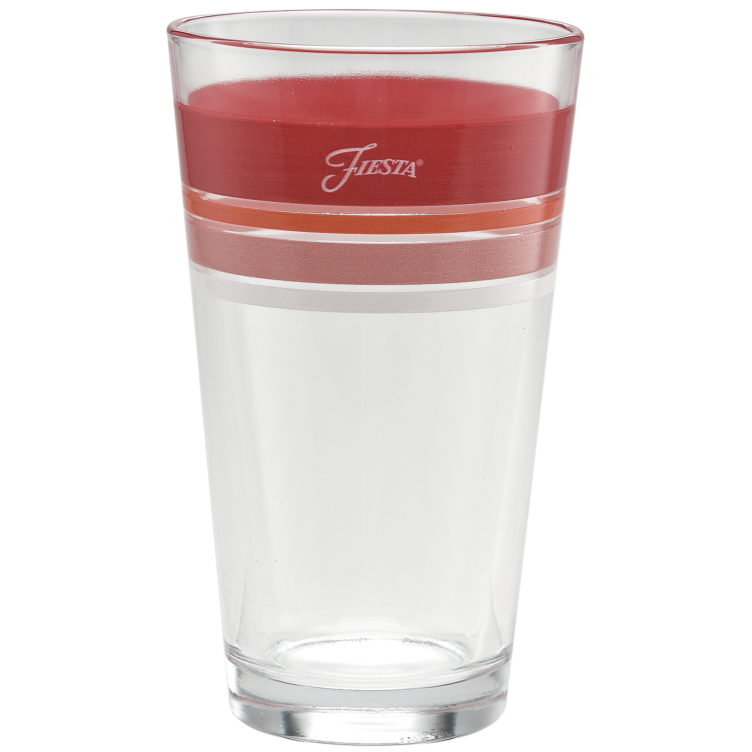 Fiesta Colorful Dinnerware - Horizon Sunset 16 oz. Edgeline Cooler Glass Mixed - Set of 4 - Image 2