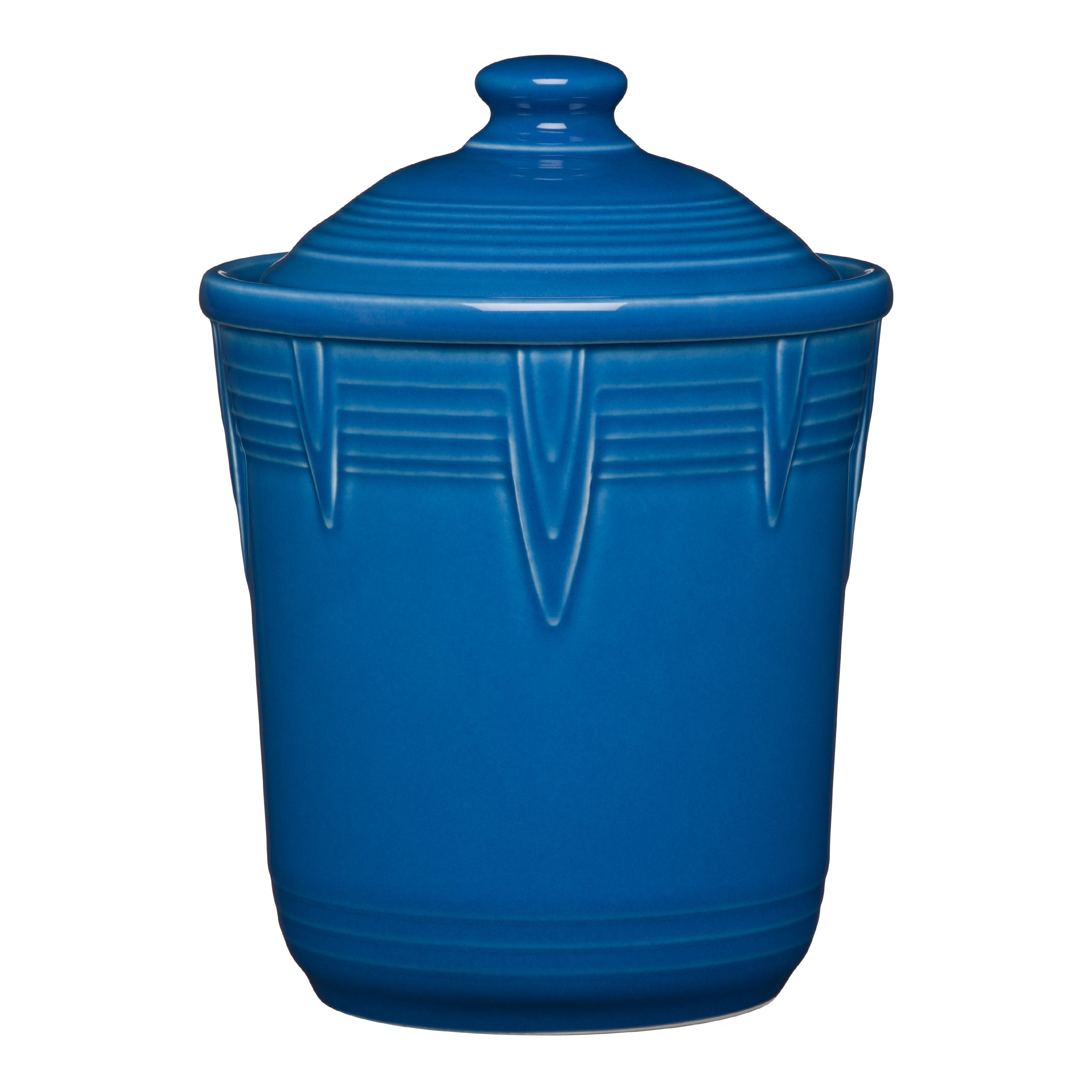 Fiesta Colorful Dinnerware - New Retired Fiesta 1 Quart Small Chevron Canister - Image 5