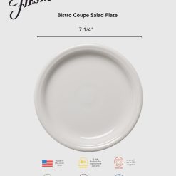 Alternative view of Fiesta Colorful Dinnerware - Bistro Coupe 7 1/4 Inch Salad Plate Foundry