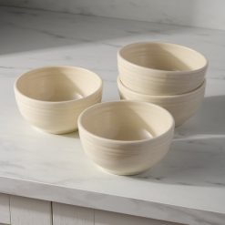 Alternative view of Fiesta Colorful Dinnerware - Linen Bistro Coupe 5 1/2 Inch Cereal Bowl 22 oz, Set of 4