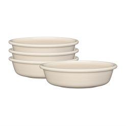 Fiesta Colorful Dinnerware - Linen Set of 4 Classic Rim 6 7/8 Inch Cereal Bowl 19 OZ,