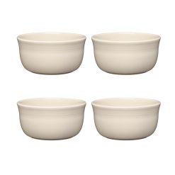 Fiesta Colorful Dinnerware - Linen Set of 4 All-Purpose 6-Inch 28OZ Gusto Bowls