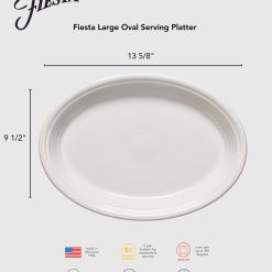 Alternative view of Fiesta Colorful Dinnerware - Fiesta 13 5/8 Inch Large Oval Serving Platter