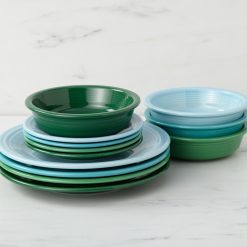 Alternative view of Fiesta Colorful Dinnerware - Mixed Aegean Classic Rim 12-Piece Dinnerware Set, Service for 4