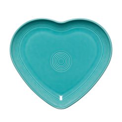 Alternative view of Fiesta Colorful Dinnerware - Retired Fiesta 9 Inch Heart Shaped Plate